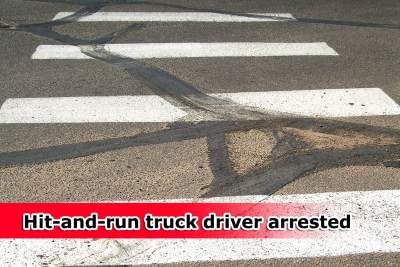 Driver in hit-and-run arrested