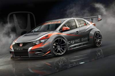 Honda releases first viral picture of 2014 WTCC challenger