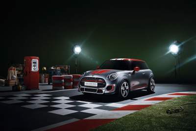 MINI previews new John Cooper Works model through fiery concept
