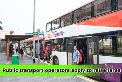 SMRT and SBS Transit have applied for fare adjustments