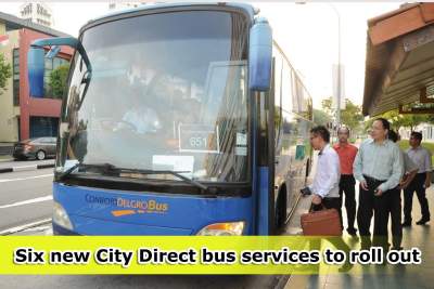 Six new City Direct bus services to start from 2014 1st Quarter