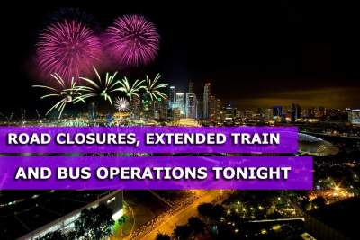 Road closures to facilitate Marina Bay Singapore Countdown