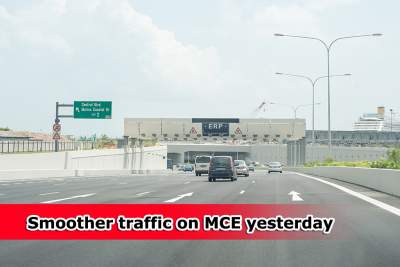 While smoother traffic was reported yesterday, the real test comes in next week