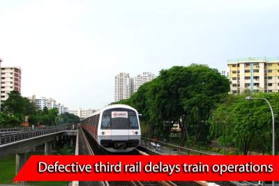 Train operations delayed by up to 20 minutes due to sagging third rail