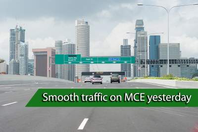 Traffic on the MCE reported to be smooth on first working and school day