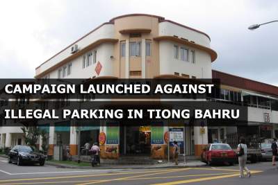 Tiong Bahru residents and MP launch campaign against illegal parking