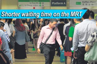 LTA to increase number of trips on MRT to cut waiting time