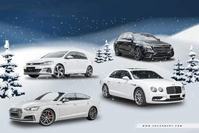 Four cars for four adored Christmas stars