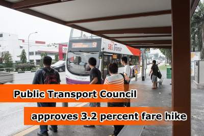 Public Transport Council approves 3.2 percent fare hike