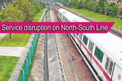 Train fault on North-South Line causes 20 minutes delay in travelling time