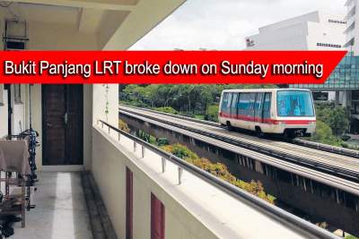 Bukit Panjang LRT breaks down for an hour