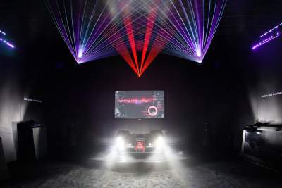 Audi tests innovative lighting technology on the race track