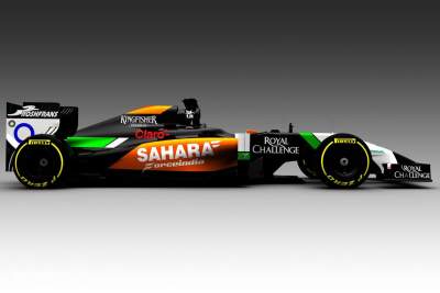Force India tweets first picture of 2014 F1 racer