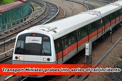 Transport Minister voiced disappointment in train service disruptions
