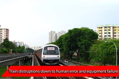Recent train disruptions due to human error and equipment failure