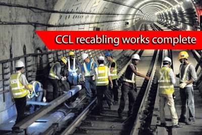 SMRT completes Circle Line cable replacement works six months ahead of schedule