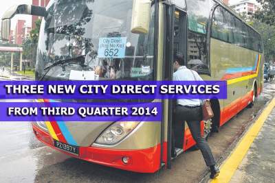 LTA announces three new City Direct Services to be launched this year