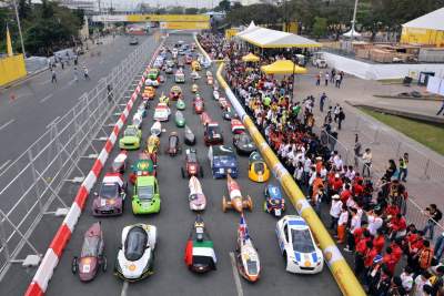 109 teams from 15 countries battle it out for fuel efficiency