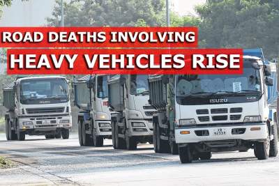 More people killed in road accidents involving heavy vehicles last year