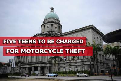 Five teenagers arrested for stealing motorcycles