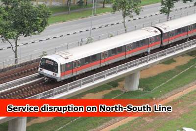 Disruption in train service between Ang Mo Kio and Marina Bay