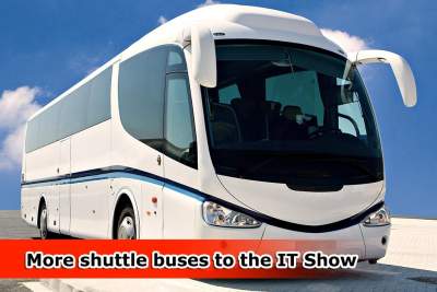 More shuttle buses to the IT Show