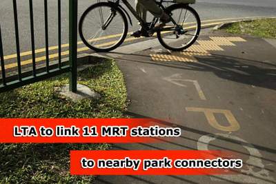 LTA to build cycling links between park connectors and MRT stations