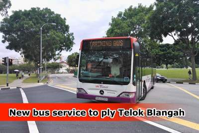 New bus service for Telok Blangah from 16th March