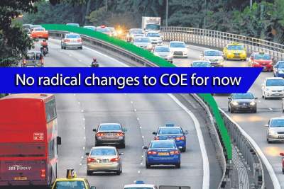 No more radical changes to COE system for now