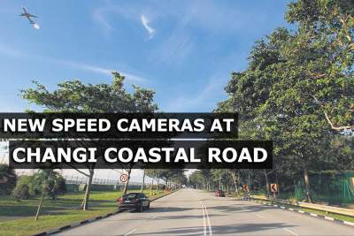 New 'average speed' cameras on trial along Changi Coastal Road