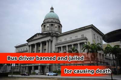 Bus driver banned and jailed for causing death by negligent driving