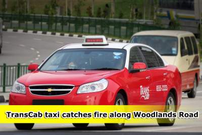 TransCab taxi catches fire near Junction 10 shopping mall