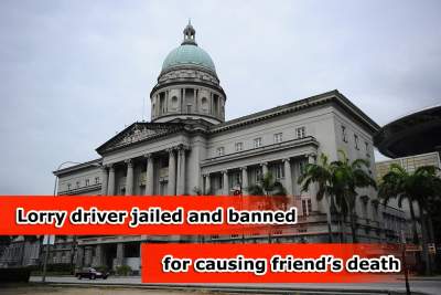 Lorry driver jailed four weeks for causing friend's death