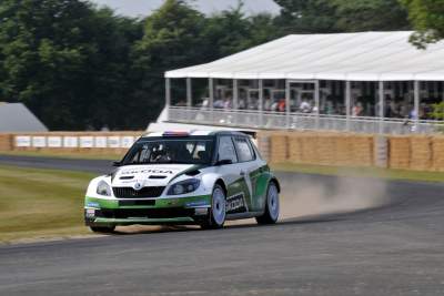 Skoda celebrates winning heritage at Goodwood