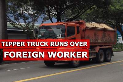 Foreign worker killed after tipper truck accident