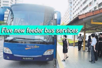 Choa Chu Kang, Pasir Ris and Tampines receive five new feeder bus services