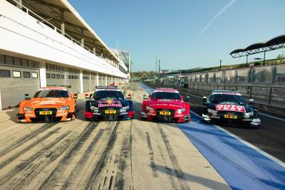 All eight Audi factory drivers begin testing for new DTM season