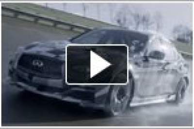 Vettel tests running prototype in his role as Infiniti's Director of Performance