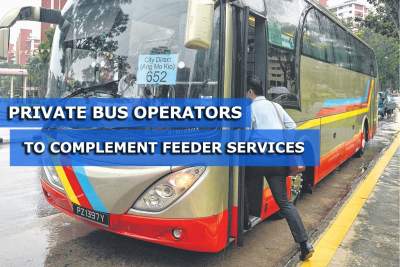 Private bus operators will complement five busy feeder routes