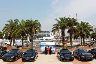 BMW appointed as the official limousine for Singapore Yacht Show 2014