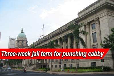 Three-week jail term for passenger who assaulted cabby