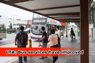LTA states that bus services have been improved