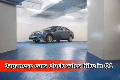 Japanese cars see accelerated sales in Q1