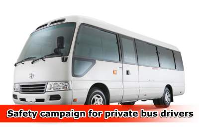 Private school bus drivers embark on safety campaign