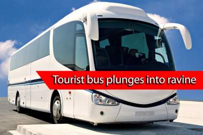 Malaysian bus ferrying tourists to Singapore plunges down ravine