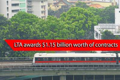 LTA awards $1.15 billion worth of contracts for upcoming railway projects