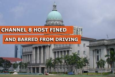 Channel 8 television host fined and barred from driving for three months