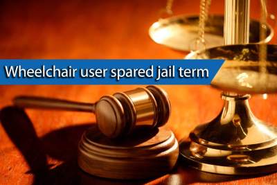 42-year old wheelchair user spared jail term and fined $13,000