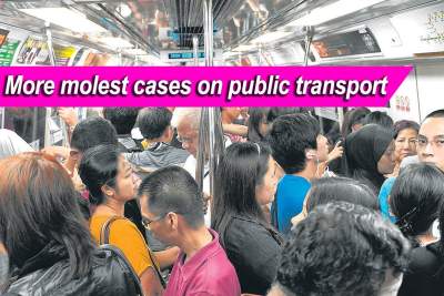 Molestation on public transport increasing