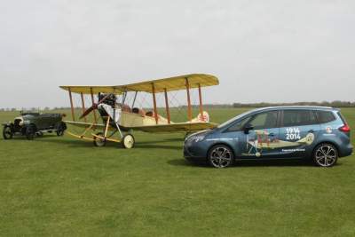 Vauxhall to support historic aeroplane as part of WW1 centenary